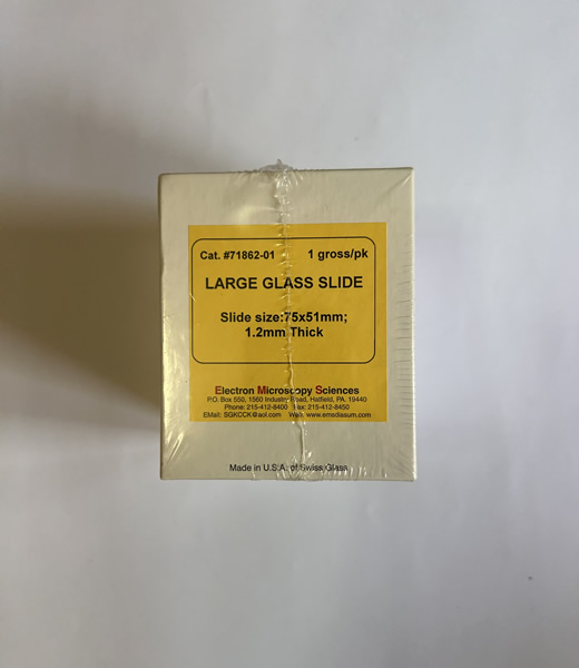 75x51MM GLASS SLIDE 1,2MM THICK