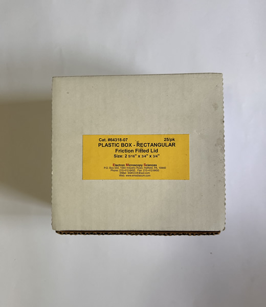 RECTANGULAR FRICTION FITTED LIDS, 25/PK