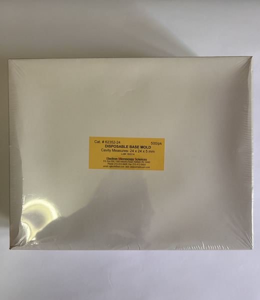 DISPOSABLE BASE MOLD 24x24x5mm