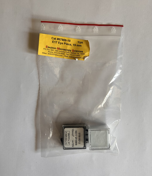 NE17 Crossed Scales Graticule, 19mm