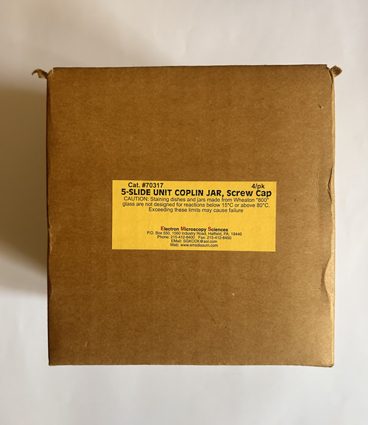 5-SLIDE UNIT GLASS COPLIN JAR