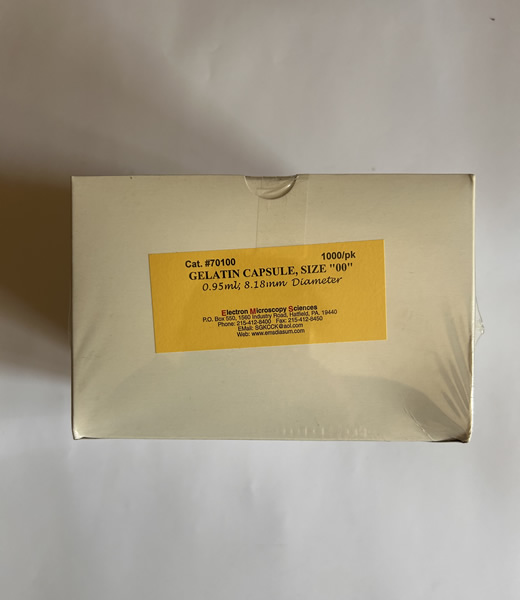 GELATIN CAPSULES 00, 1000/PK