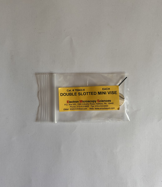 Double Slot Set Screw Vise, M4, 15 x 6mm H